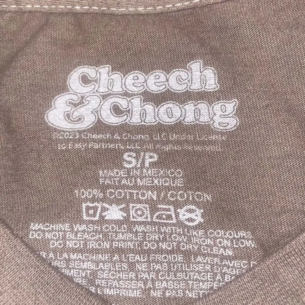 Cheech & Chong T-Shirt Mens Small‎ / Medium Green Tutu Scene Up In Smoke - Picture 3 of 4